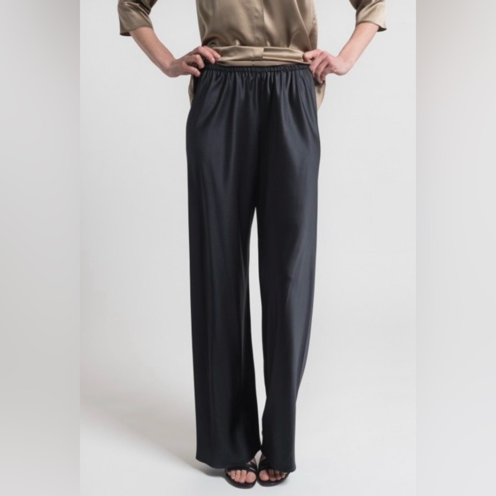 PETER COHEN Bias 4-Ply Wide-Leg Silk Pant High Rise Small $950 Excellent Cond.